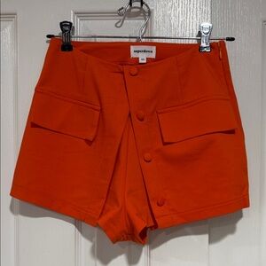 Superdown Bright Orange Women's mini skort